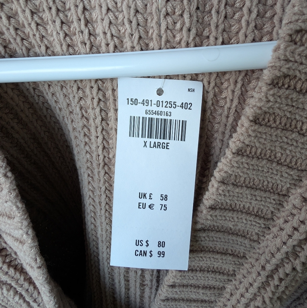 NWT XL Abercrombie & Fitch Cardigan - Picture 4 of 4